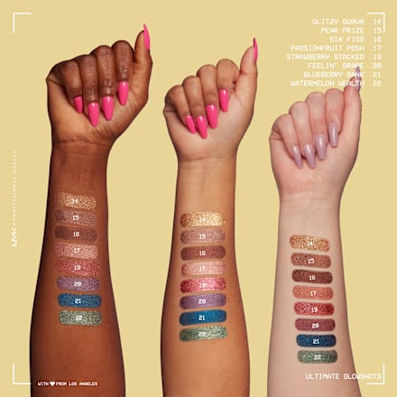 Lidschatten Ultimate Glow Shots 14 Glitzy Guava NYX PROFESSIONAL MAKEUP