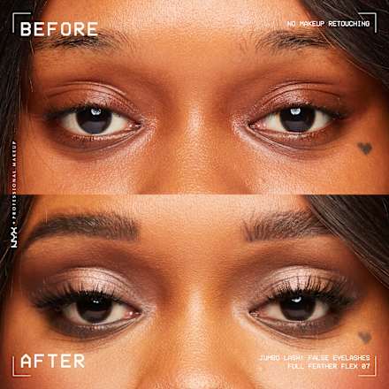 Künstliche Wimpern Jumbo Lash 07 Full Feather Flex (1 Paar) NYX PROFESSIONAL MAKEUP