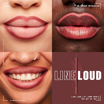 Lipliner Line Loud Longwear 05 Ten Out Of Ten NYX PROFESSIONAL MAKEUP