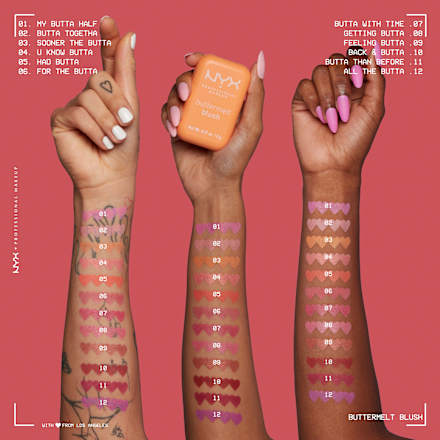 Blush Buttermelt 07 Butta With Me NYX PROFESSIONAL MAKEUP