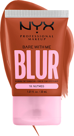 Foundation Bare With Me Blur Tint 18 Nutmeg  NYX PROFESSIONAL MAKEUP