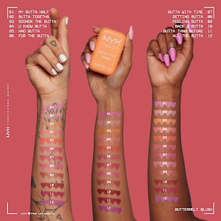 Blush Buttermelt 10 Back and Butta NYX PROFESSIONAL MAKEUP