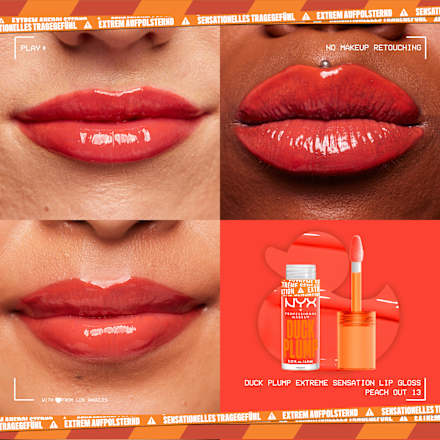 Lipgloss Duck Plump 13 Peach Out NYX PROFESSIONAL MAKEUP