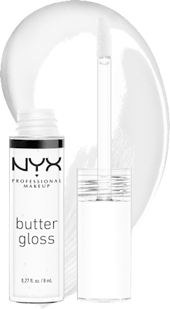 Lesk na pery butter gloss - 54 Sugar Glass NYX PROFESSIONAL MAKEUP