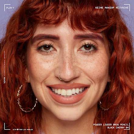 Augenbrauenstift Powder Louder Brow Pencil 04 Black Cherry NYX PROFESSIONAL MAKEUP