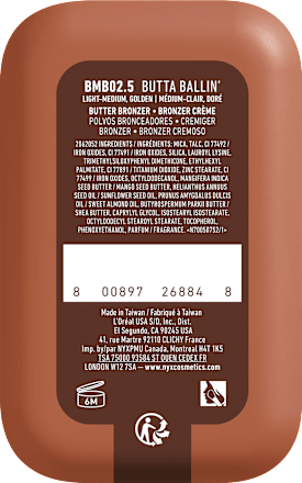 Bronzer Buttermelt 2.5 Butta Ballin NYX PROFESSIONAL MAKEUP