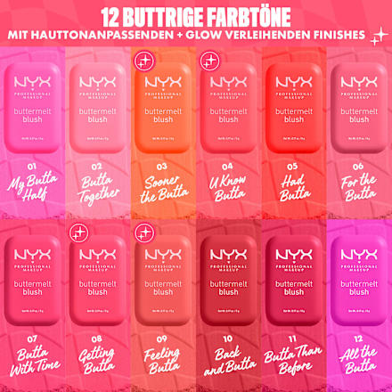 Blush Buttermelt 10 Back and Butta NYX PROFESSIONAL MAKEUP