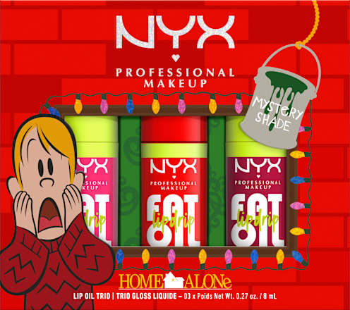 Lipgloss Set Home Alone Fat Oil Lip Drip Trio 01, 3tlg NYX PROFESSIONAL MAKEUP