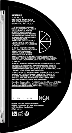 Blushpalette Wednesday Stained Glass NYX PROFESSIONAL MAKEUP