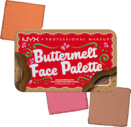 Bronzer & Blush Palette Buttermelt Duo Light/Medium NYX PROFESSIONAL MAKEUP