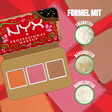 Bronzer & Blush Palette Buttermelt Duo Light/Medium NYX PROFESSIONAL MAKEUP