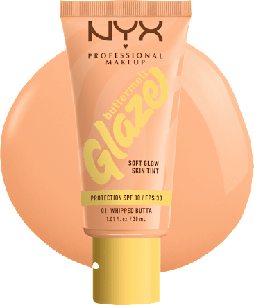Foundation Buttermelt Glaze mit LSF 30, 01 Whipped Butta NYX PROFESSIONAL MAKEUP