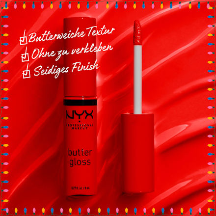 Lipgloss Set Home Alone 6tlg Butter Gloss Pizza Vault, Pink/Reds NYX PROFESSIONAL MAKEUP