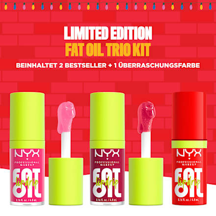 Lipgloss Set Home Alone Fat Oil Lip Drip Trio 03, 3tlg NYX PROFESSIONAL MAKEUP