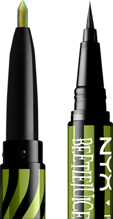 Eyeliner Beetlejuice Pinstripe Duo 01 Green Chrome NYX PROFESSIONAL MAKEUP