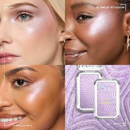 Highlighter Buttermelt 40 No 1 Butta NYX PROFESSIONAL MAKEUP