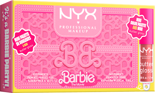 Farbpalette Barbie Mini Colour  IT'S A BARBIE PARTY! 01 NYX PROFESSIONAL MAKEUP