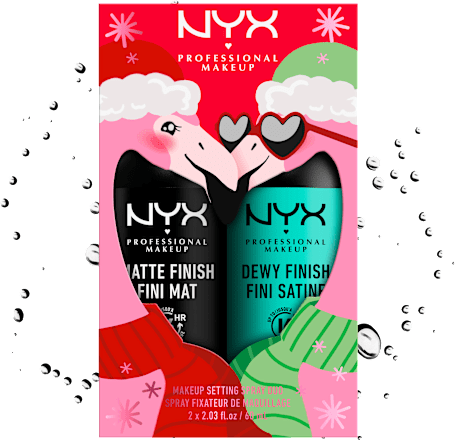 Geschenkset XMAS Holiday Setting Spray Duo Matte Dewy  NYX PROFESSIONAL MAKEUP
