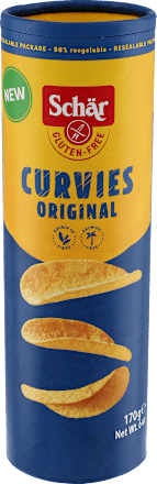 Bezgluténové lupienky Curvies Original Schär