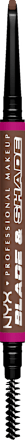 Augenbrauenstift Blade & Shade Nano, 08 Chocolate NYX PROFESSIONAL MAKEUP