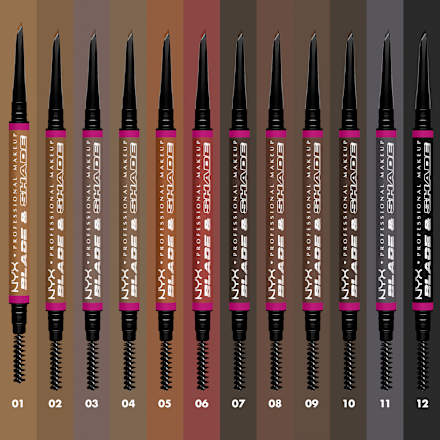 Szemöldökceruza, Blade and shade, Dual 10, Espresso NYX PROFESSIONAL MAKEUP