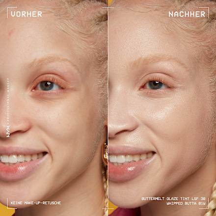 Foundation Buttermelt Glaze mit LSF 30, 01 Whipped Butta NYX PROFESSIONAL MAKEUP