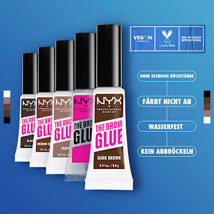 Augenbrauengel The Brow Glue Styler 05 Black NYX PROFESSIONAL MAKEUP