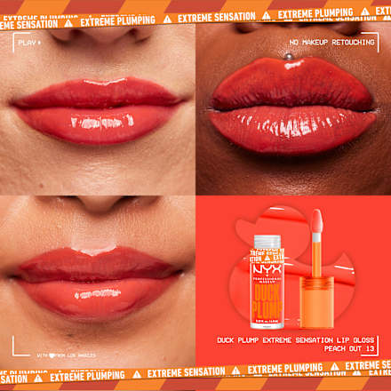 Lipgloss Duck Plump 13 Peach Out NYX PROFESSIONAL MAKEUP