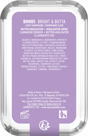 Highlighter Buttermelt - Nr. 05 Bright & Butta NYX PROFESSIONAL MAKEUP