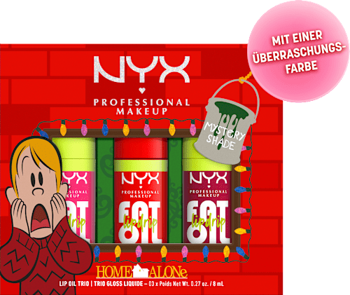 Lipgloss Set Home Alone Fat Oil Lip Drip Trio 01, 3tlg NYX PROFESSIONAL MAKEUP