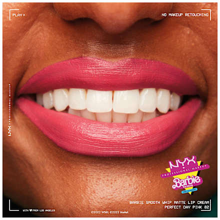 Lippenstift Barbie Smooth Whip 02 Perfect Day Pink  NYX PROFESSIONAL MAKEUP