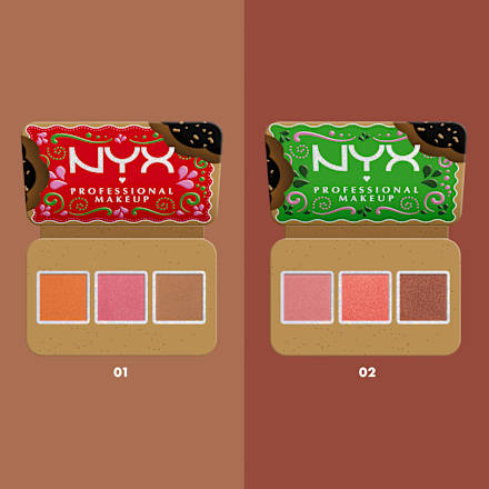 Bronzer & Blush Palette Buttermelt Duo Light/Medium NYX PROFESSIONAL MAKEUP