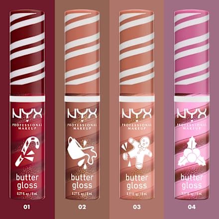 Lipgloss Butter Gloss 02 Hot Cocoa NYX PROFESSIONAL MAKEUP