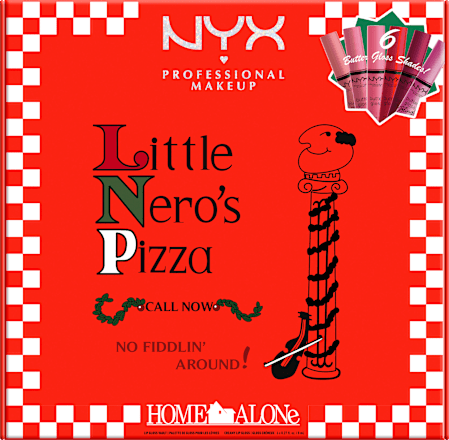 Lipgloss Set Home Alone 6tlg Butter Gloss Pizza Vault, Pink/Reds NYX PROFESSIONAL MAKEUP