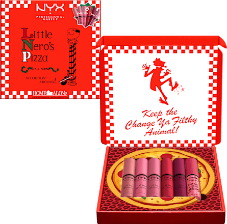Lipgloss Set Home Alone 6tlg Butter Gloss Pizza Vault, Pink/Reds NYX PROFESSIONAL MAKEUP