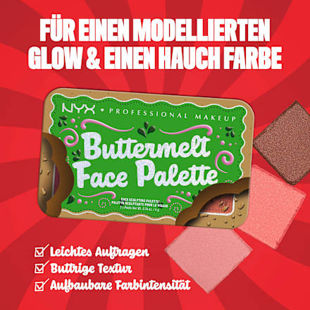 Bronzer & Blush Palette Buttermelt Duo Dark NYX PROFESSIONAL MAKEUP