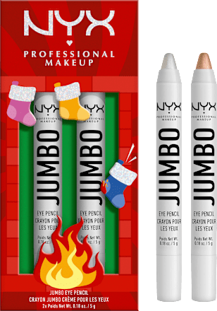 Eyeliner Set Jumbo Eye Pencil Duo, Eye Crayon, 2tlg NYX PROFESSIONAL MAKEUP