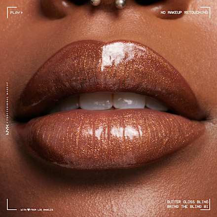 Ajakfény, Butter Gloss Bling 01, Bring the Bling NYX PROFESSIONAL MAKEUP