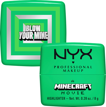 Highlighter A Minecraft Movie Rare Balms Blow Your Mine 01 Green NYX PROFESSIONAL MAKEUP
