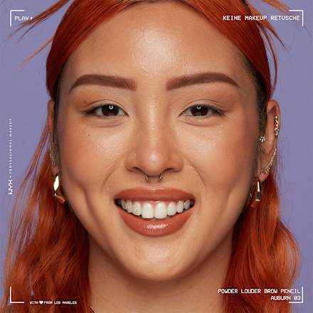 Augenbrauenstift Powder Louder Brow Pencil 03 Auburn NYX PROFESSIONAL MAKEUP