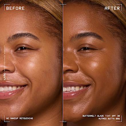 Foundation Buttermelt Glaze mit LSF 30, 08 Nutmeg Butta NYX PROFESSIONAL MAKEUP