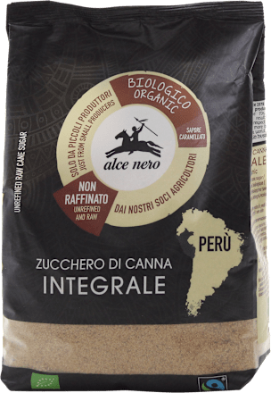 Zucchero di canna integrale bio alce nero