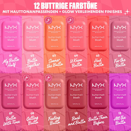 Blush Buttermelt 07 Butta With Me NYX PROFESSIONAL MAKEUP