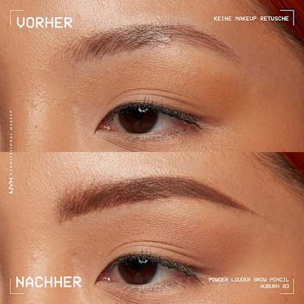 Augenbrauenstift Powder Louder Brow Pencil 03 Auburn NYX PROFESSIONAL MAKEUP