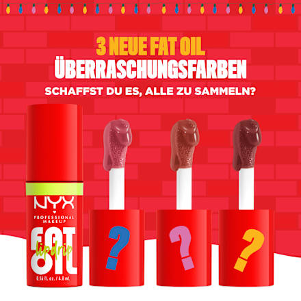 Lipgloss Set Home Alone Fat Oil Lip Drip Trio 02, 3tlg NYX PROFESSIONAL MAKEUP