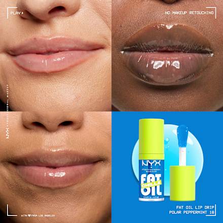 Lipgloss Fat Oil Chillz 18 Polar Peppermint NYX PROFESSIONAL MAKEUP