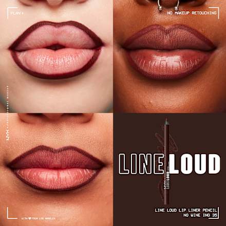 Lipliner Line Loud 01 No Wine-Ing NYX PROFESSIONAL MAKEUP