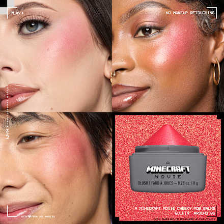 Blush A Minecraft Movie Cheeky Mob Balms Wolfin`Around 06 Red NYX PROFESSIONAL MAKEUP