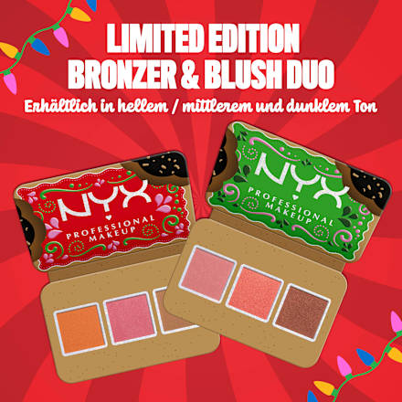 Bronzer & Blush Palette Buttermelt Duo Light/Medium NYX PROFESSIONAL MAKEUP