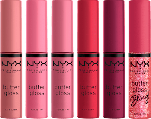 Lipgloss Set Home Alone 6tlg Butter Gloss Pizza Vault, Pink/Reds NYX PROFESSIONAL MAKEUP